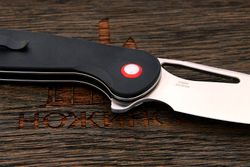 Нож складной CJRB Lago, клинок 87мм, сталь AR-RPM9, рукоять G10 чёрный