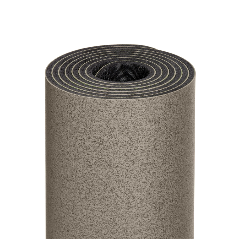 ULTRAцепкий 100% каучуковый коврик для йоги Ultra Moon Coffee 185*68*0,5 см