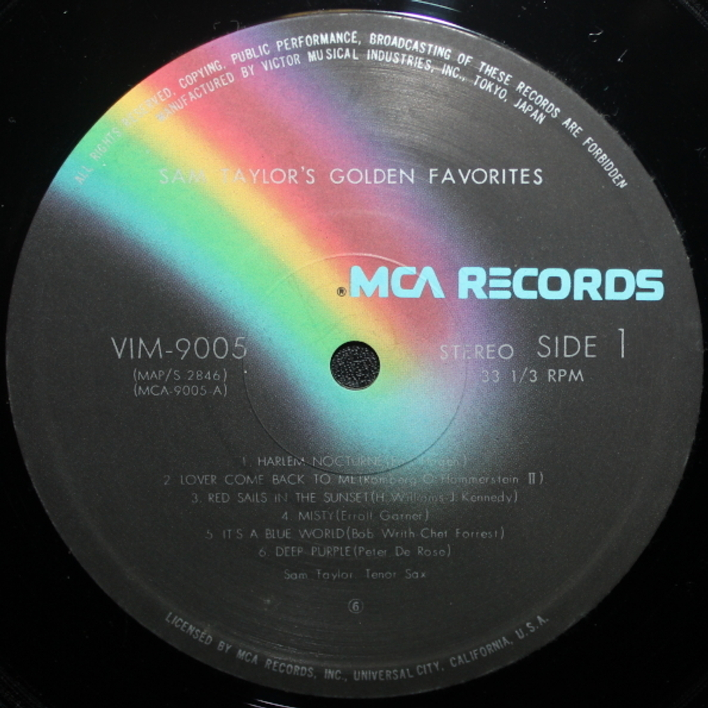 Sam Taylor / Sam Taylor’s Golden Favorites (2LP)