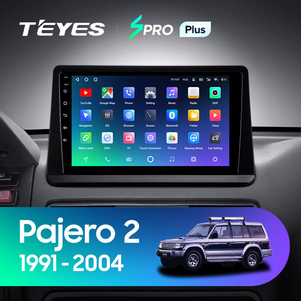 Teyes SPRO Plus 9" для Mitsubishi Pajero 2 V30 V40 V20 1991-2004