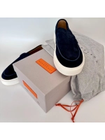 Лоферы синие