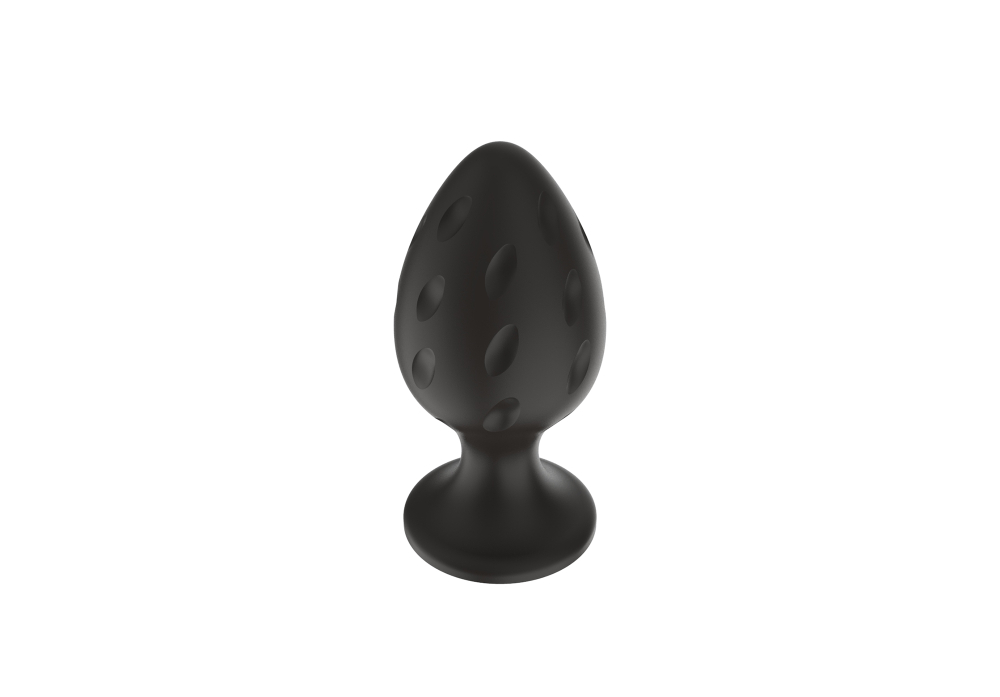 Силиконовая анальная пробка черная S (5.8*2.8cm) 3304-01