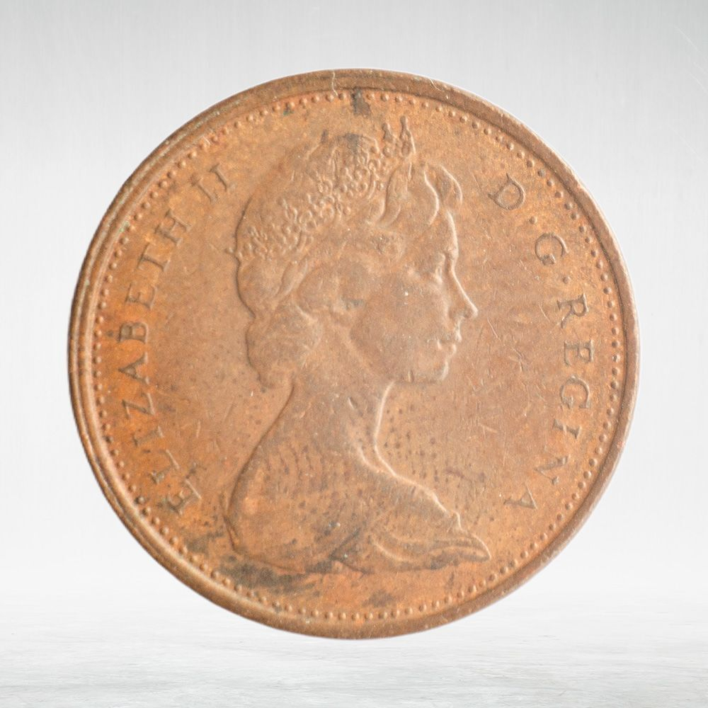 Canada, 1 Cent, 1974 – Elizabeth II (Second Portrait), XF