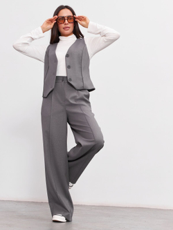 Брюки женские палаццо, Модный дом Виктории Тишиной, Амара 112-21-2, размер 46