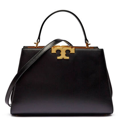 Кожаная сумка-трапеция Eleanor TORY BURCH - черный(137312)