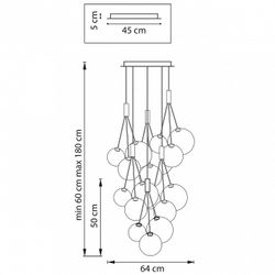 Подвесная люстра Lightstar Sferetta 801090