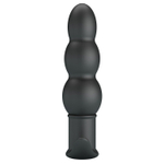 Черный анальный вибростимулятор Aeaeas - 11 см.