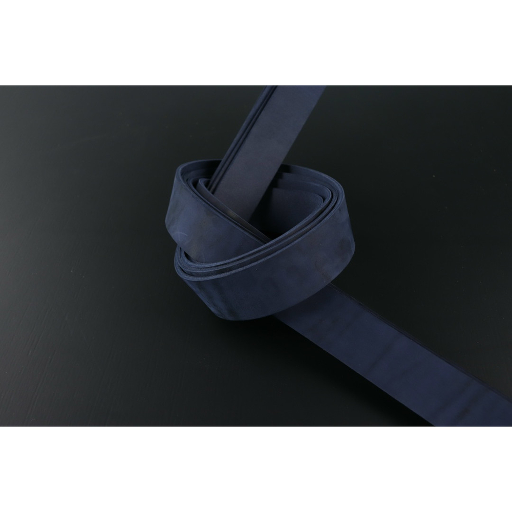 Ременная заготовка Лофт синяя  гладкая ⠀