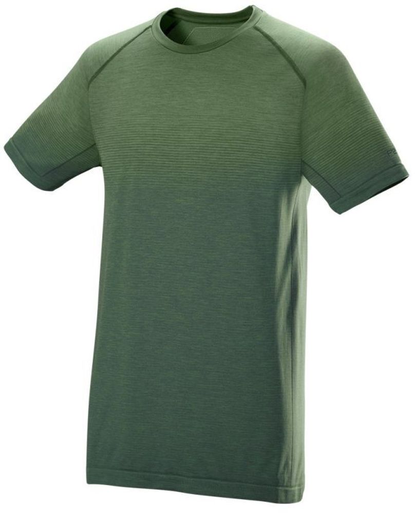 Футболка мужская теннисная Wilson M F2 Seamless Crew - vineyard green/jungle green