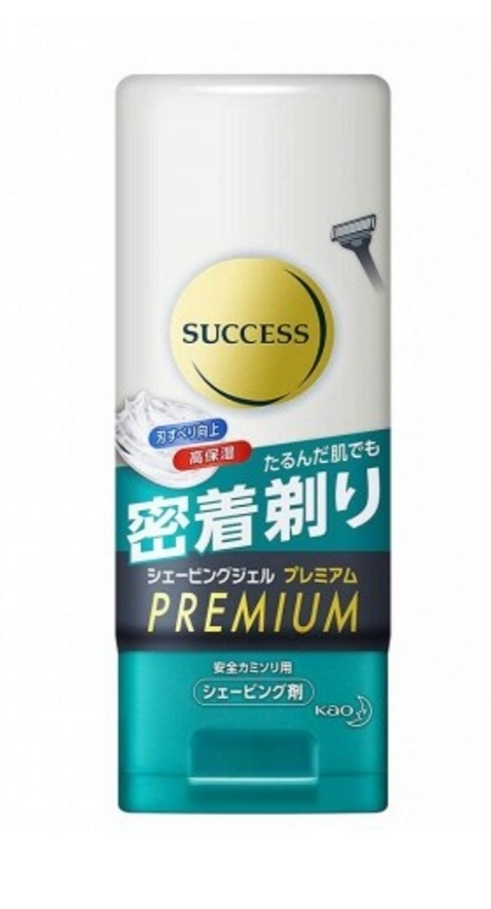 Kao / SUCCESS Shaving Gel Premium - гель для бритья с аминокислотами