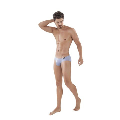 Светло-серые мужские трусы-брифы Clever Latin Brief (Размер: M) (Цвет: светло-серый)