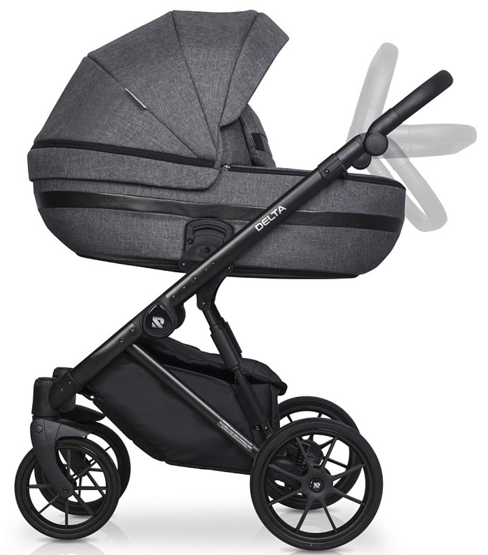 Детская коляска Riko Basic Delta 3 в 1 05 Carbon