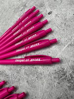 Набор пластиковых ручек с веселыми надписями