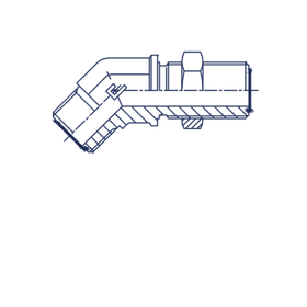 Соединение PD45 D10 ORFS 11/16