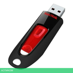USB Flash-накопитель SanDisk Ultra USB 3.0 64GB Black (SDCZ48-064G-U46)