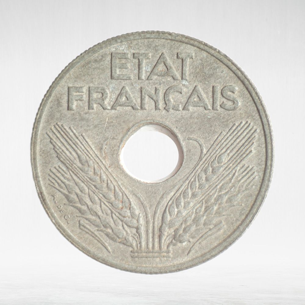 France, 10 Centimes 1942 - Vichy French State, VF