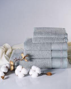 Набор полотенец 3шт Claire Batiste Atelier Loire мятный светлый