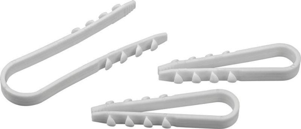 Дюбель-хомут для круглого кабеля 71 848 NCU-5-10-45-50/WH бел. (уп.50шт) Navigator 71848