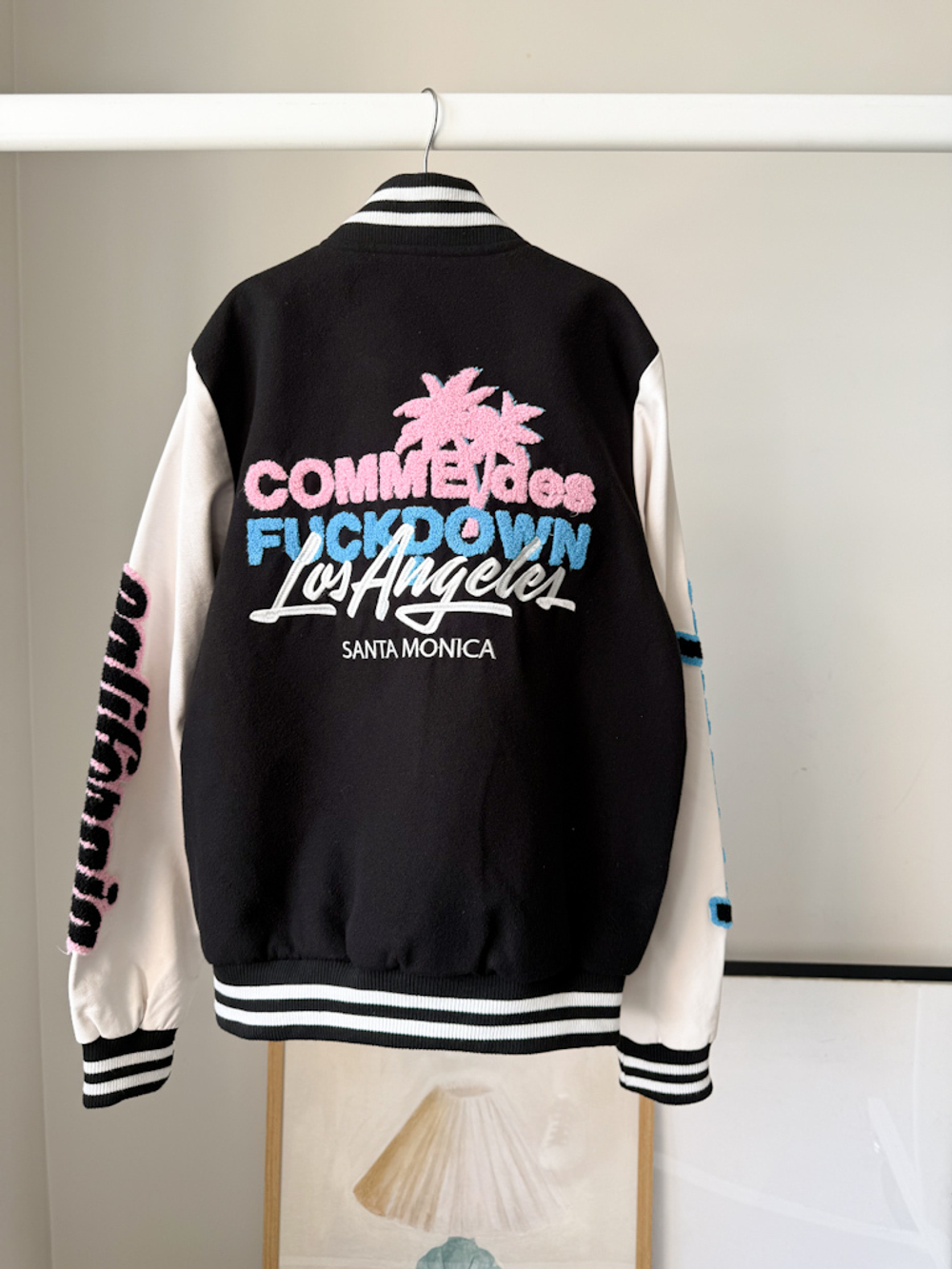 Комбинированный бомбер Comme des Fuckdoun, XS