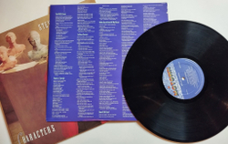 Винтажная виниловая пластинка LP Stevie Wonder Characters (Canada 1987)