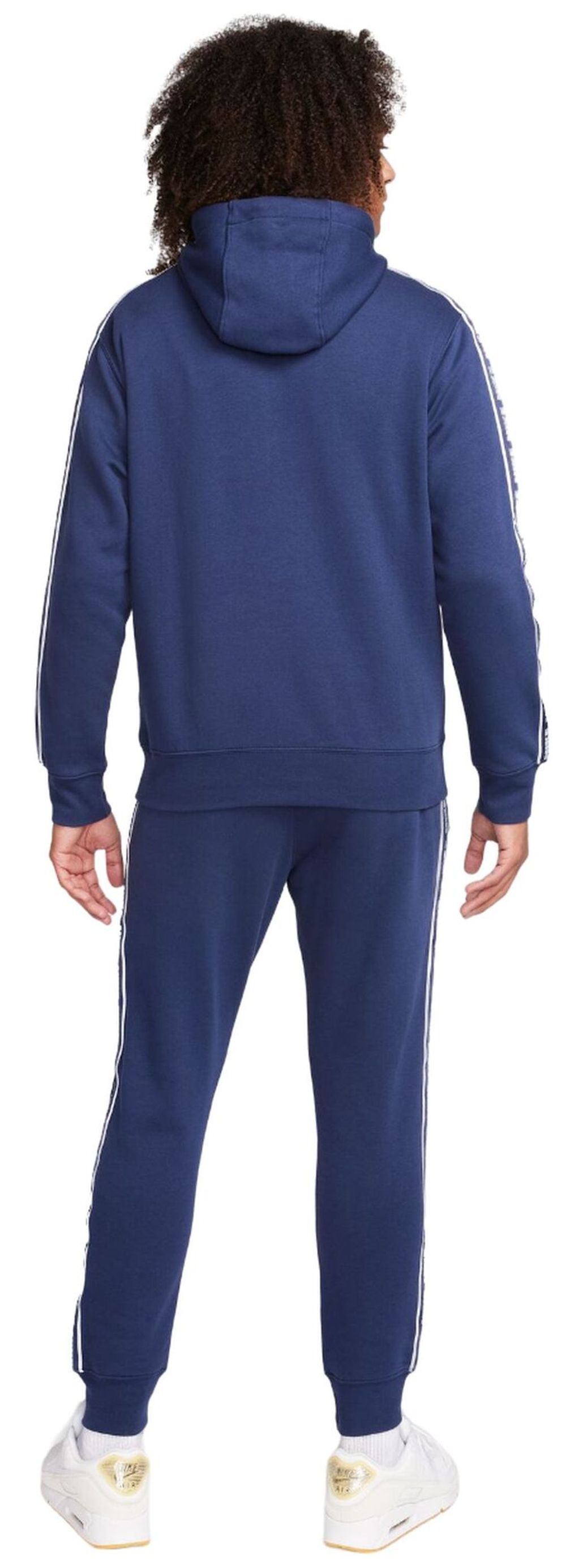 Мужской теннисный костюм Nike Club Fleece Casual Hoodie - небесный