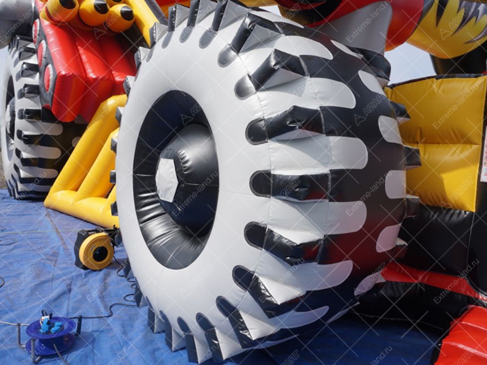 Батут-горка "Бэтмобиль 3"