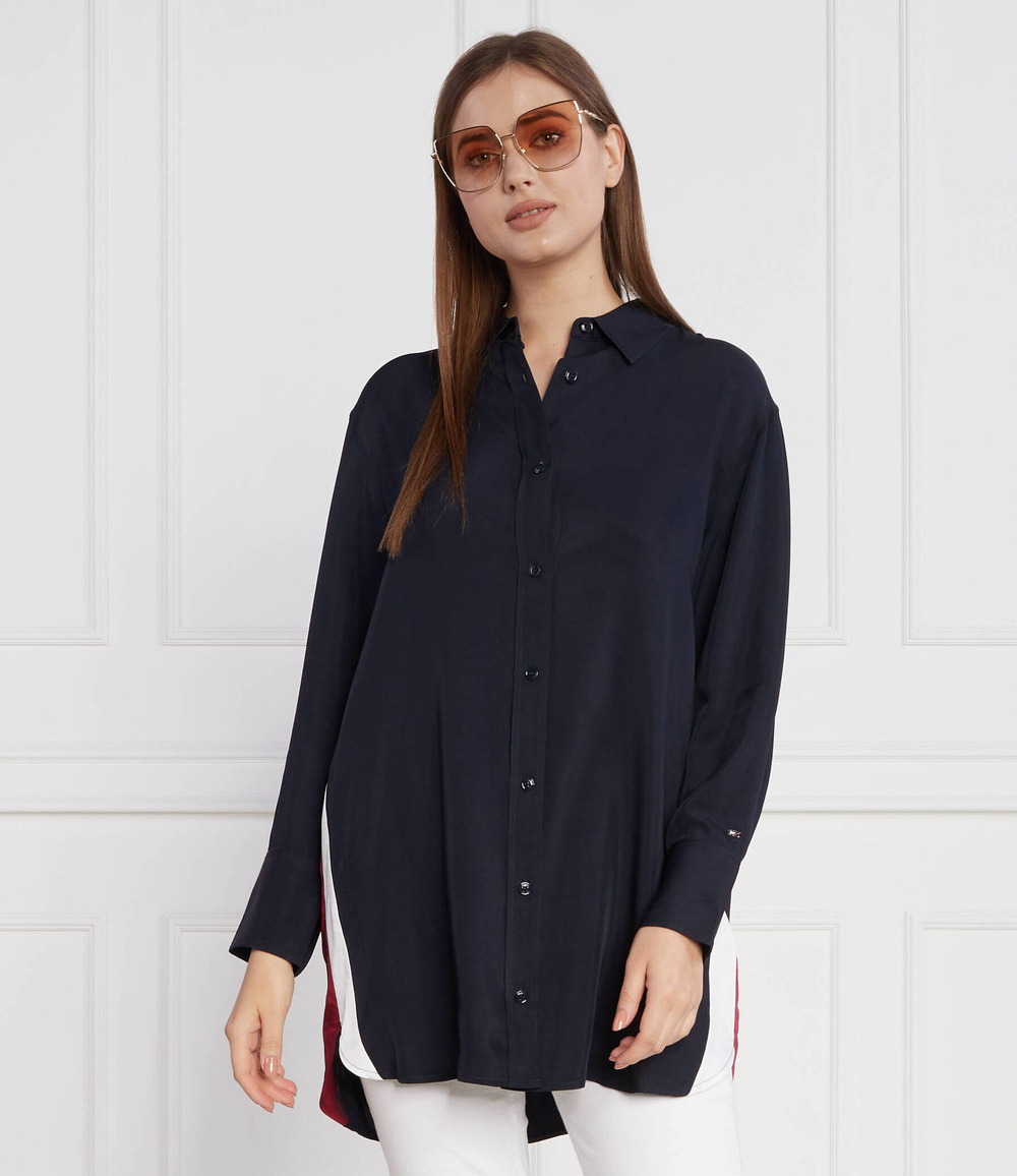 Платье PIECED GLB STP Tommy Hilfiger - темно-синий(WW0WW39387)