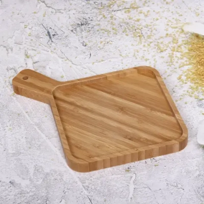 Доска бамбуковая для подачи и сервировки «SHEF» 19*19см