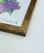 Фоторамка пластиковая 21х30 см, коричневая, фактура дерево, арт. 2130.628060