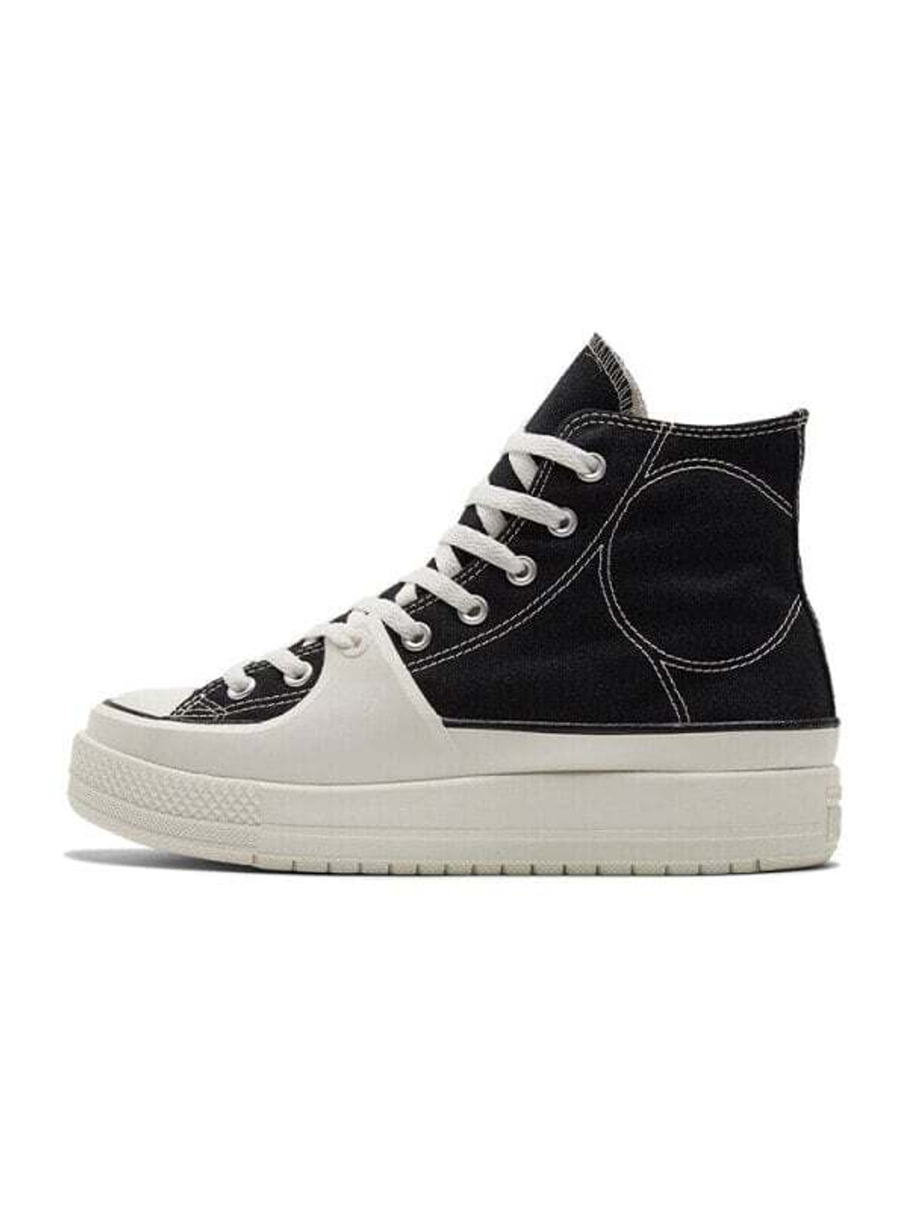 Converse Chuck Taylor All Star Construct Hi Black Vintage White