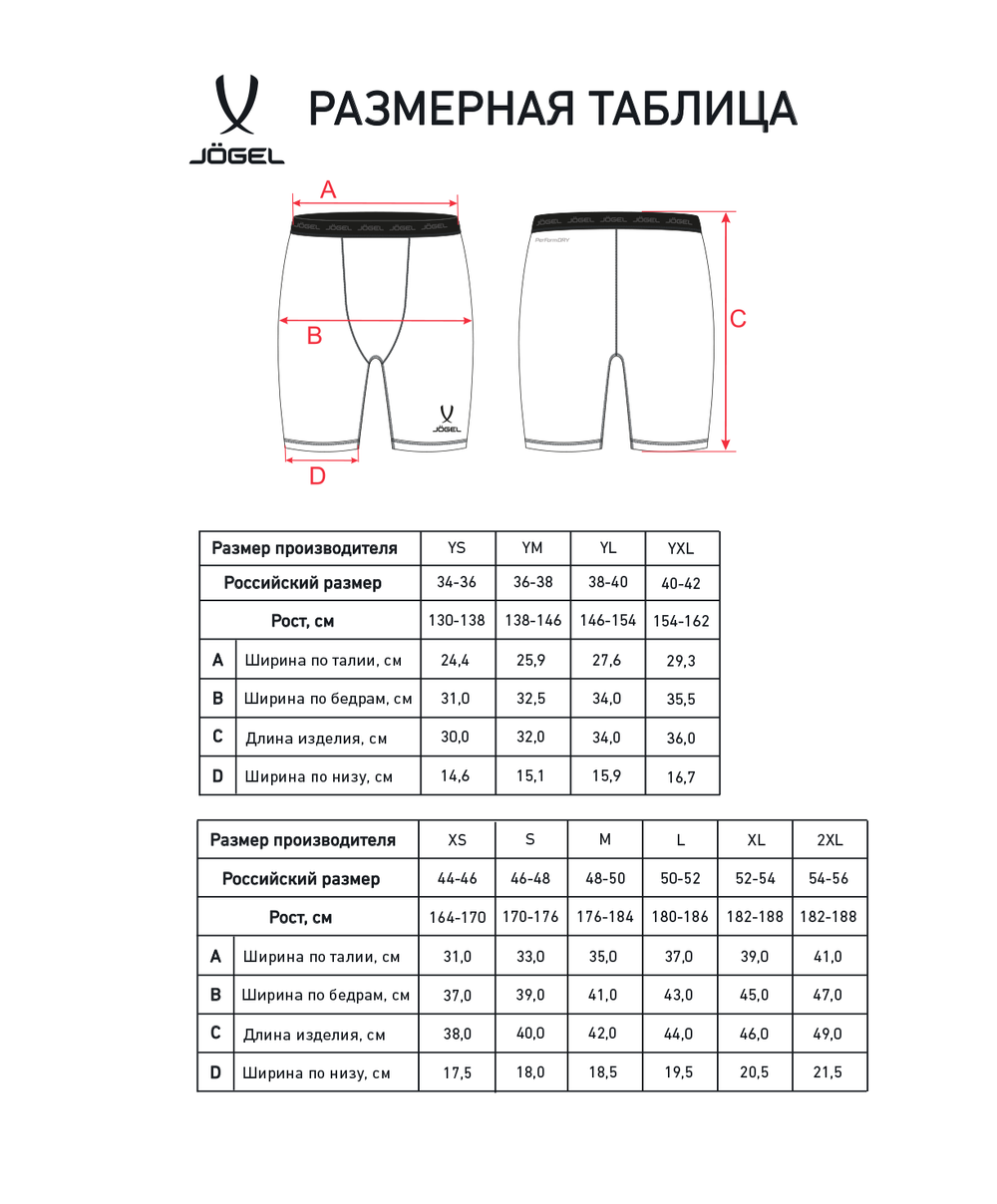 Шорты компрессионные Camp PerFormDRY Tight Short JBL-1300-091, темно-синий/белый