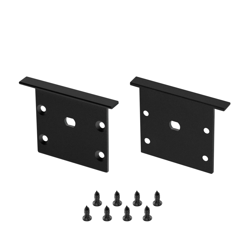 Заглушка LINIA45-F-TRAY BLACK с отверстием (Arlight, Алюминий) 062739