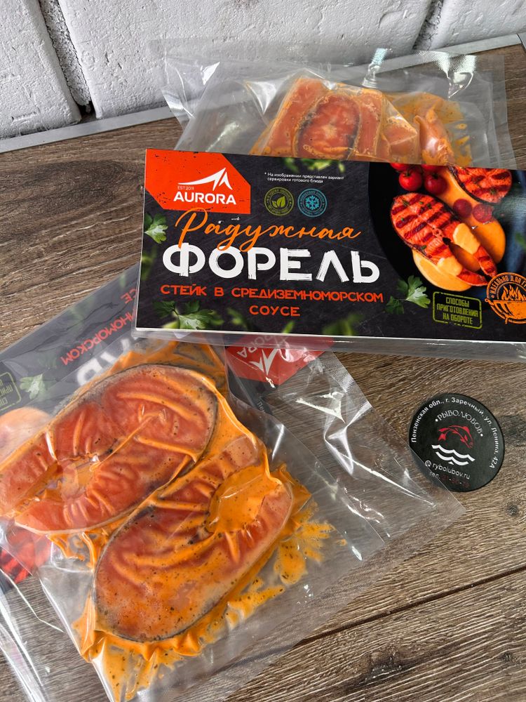 Стейк Форели в средиземноморском соусе 225 гр