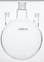 Колба трехгорлая круглодонная, 10000 мл, шлиф 29/32-45/40-29/32