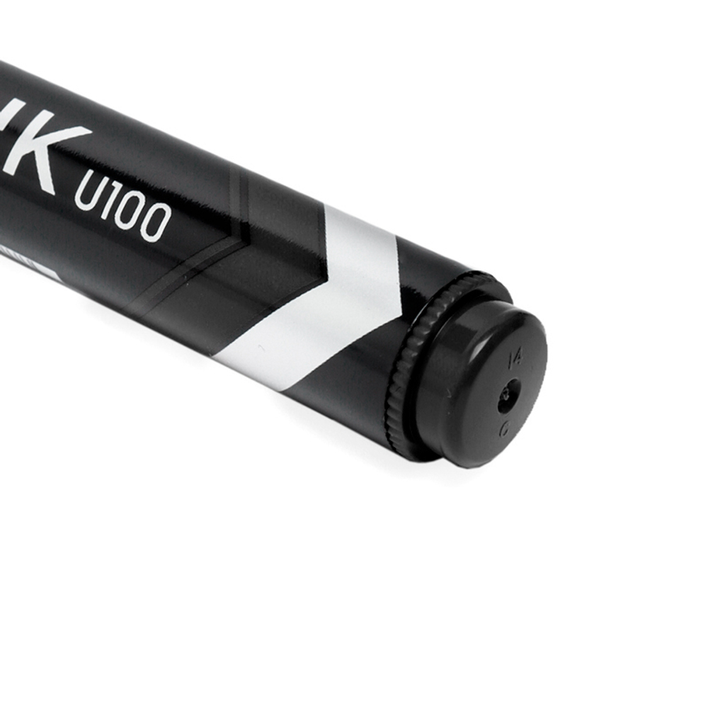 Маркер перманентный DELI "U100" 1,5 мм, черный