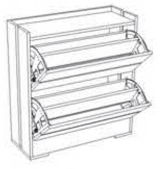 Обувница ЯМАЙКА Япт-3 графит серый / камень серый