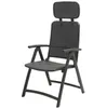Стул пластиковый складной Acquamarina, антрацит
