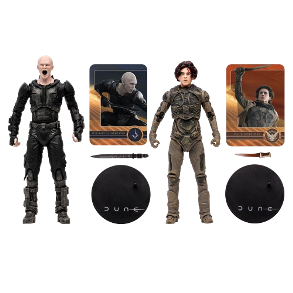 Фигурки McFarlane Toys Dune: Part Two Paul Atreides and Feyd-Rautha Harkonnen