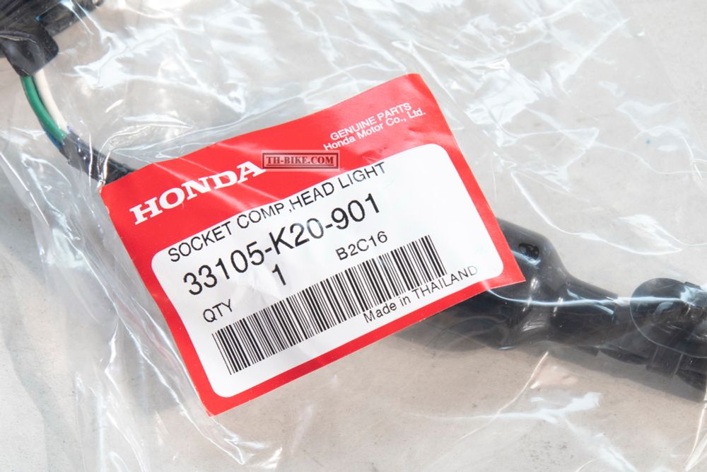 33105-K20-901. SOCKET COMP., HEADLIGHT. HONDA