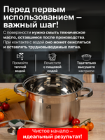 Набор посуды со складными ручками и крышками 4 шт.