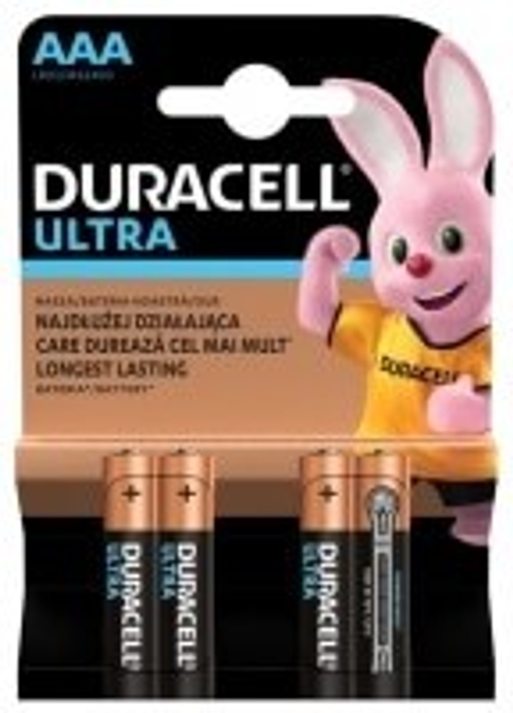 Элемент питания Duracell LR03-4BL Ultra Power