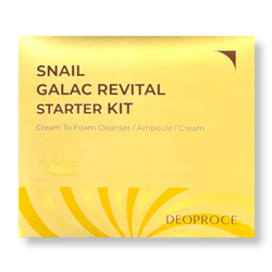 Deoproce Snail Galac Revital Starter Mini Kit Подарочный набор омолаживающий против морщин с экстрактом улитки