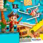 Пневмолабиринт для детской игровой комнаты «Пиратский Квест», 3,2×0,5×1,8 м