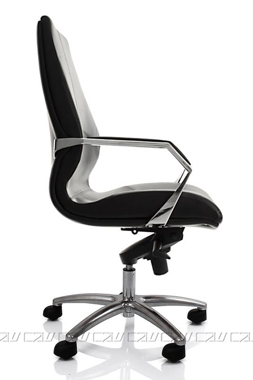 Кресло офисное C2W SHAPE Co, Кожа, Бежевый