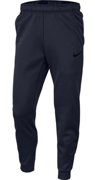 Мужские штаны теннисные Nike Tapered Therma Pant - obsidian/black