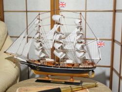 Модель парусника ''Cutty Sark''
