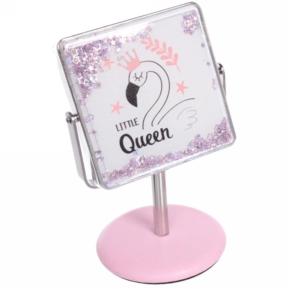 Зеркало настольное на ножке «Stylish image - Сладкие мечты», квадрат, 8*14 см (картон. коробка)