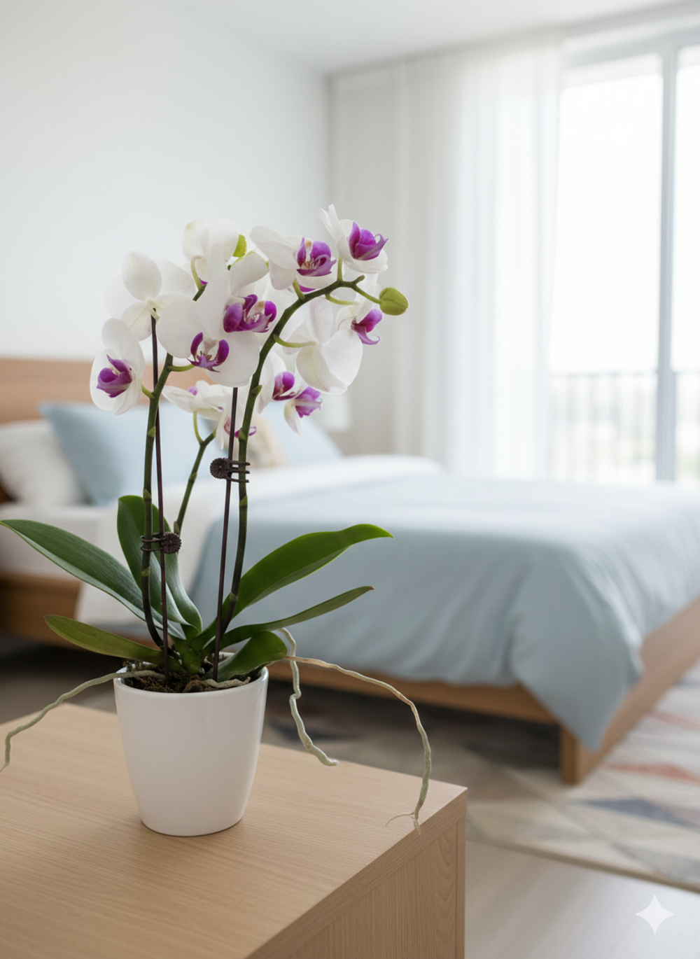 Фаленопсис белый д.9