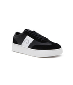 Кожаные кроссовки kourt iii maison band lo lace Karl Lagerfeld - черный(KL51524)