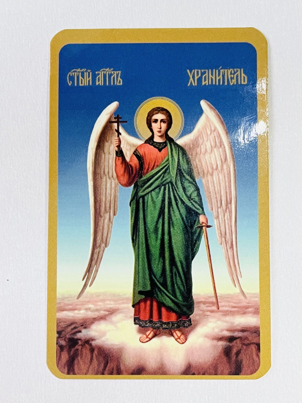 Набор для крещения серебряный крестик и ангелочек девочки или мальчика